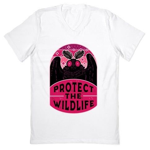 Protect the Wildlife (Mothman) V-Neck